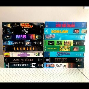 VHS Bundle - 80s, 90s Movies